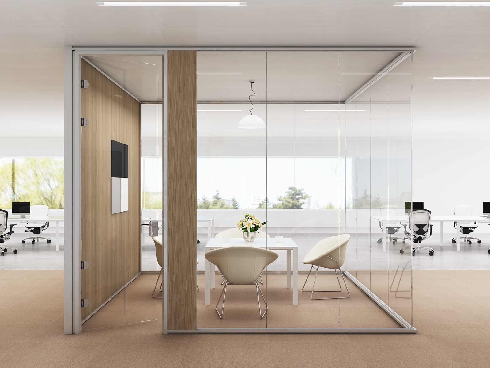 A right-sized 500 Series meeting space